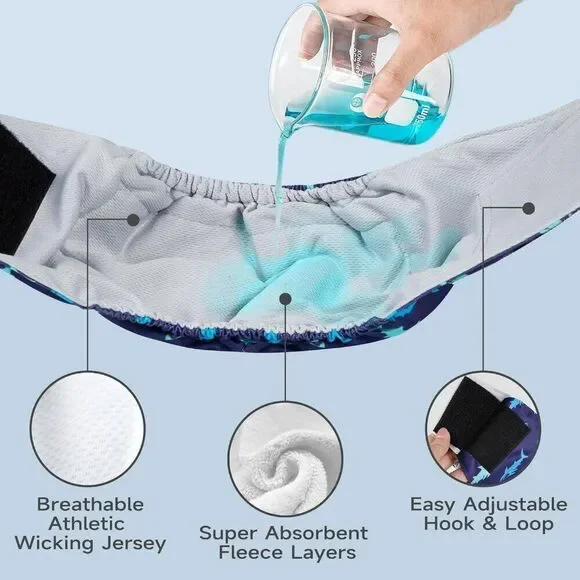 Leekalos Male Dog Diapers, Dog Belly Bands for Male Dogs Wraps Washable Sz L NEW - Picture 9 of 9